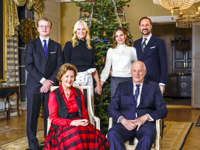 The Royal Family at Bygdø Royal Farm 2021. Photo: Lise Åserud, NTB